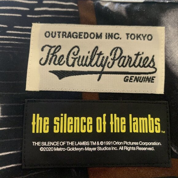 WACKO MARIA SILENCE OF THE LAMBS HAWAIIAN SHIRT MENS SZ M NEW NWT. #38 - Picture 9 of 11